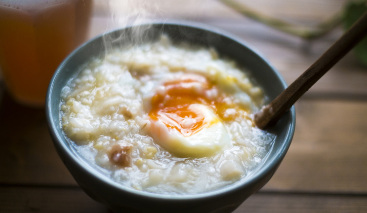中華粥セット|お粥食堂こはる
